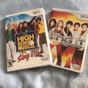 2 Wii karaoke discs